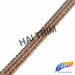 Twisted Metallic Chain Iron On Trim, IRT-156