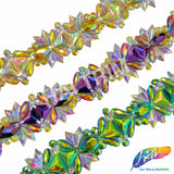 2" Multicolor Gel-back Iron On Trim, IRT-160
