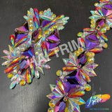 Multicolor Gel-Back Iron On Applique, IRA-122