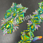 Multicolor Gel-Back Iron On Applique, IRA-122