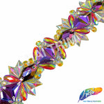 2" Multicolor Gel-back Iron On Trim, IRT-160