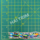 1" Purple AB/Crystal AB Rhinestone Iron On Trim, IRT-165