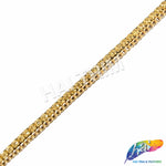 3/16" Gold Rhinestone Chain Iron On Trim, IRT-168