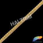 3/16" Gold Rhinestone Chain Iron On Trim, IRT-168