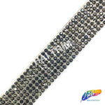 5/8" 7-Row Crystal Rhinestone Iron on Trim, IRT-061