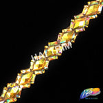 1 1/4" Diamond Resin Stone Iron On Trim, IRT-080