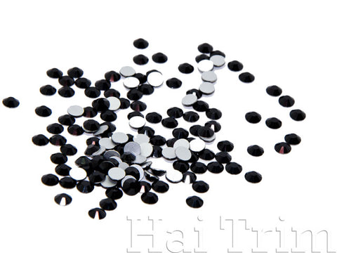 Jet - Preciosa Non Hotfix Flatback Rhinestones