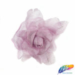 CLOSEOUT! 3D Stiff Organza/Chiffon Flower Brooches (2 pieces)