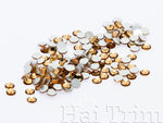 Light Colorado Topaz - Preciosa Non Hotfix Flatback Rhinestones