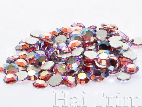 Light Rose AB - Preciosa Flatback Rhinestones