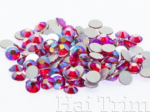 Light Siam AB - Preciosa Non Hotfix Flatback Rhinestones