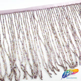 4" Beaded Fringe with 2-3mm Bugle Beads, FR-012