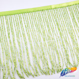 6" Beaded Fringe with 2-3mm Bugle Beads, FR-013
