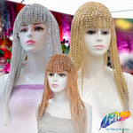 Long Rhinestone Chain Head Dress