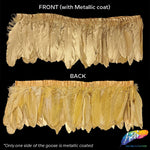 6-8" Metallic Goose Fringe (1 Yard)