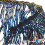 6" Sequins Fringe with Clustered Sequins Bias Tape, SEQ-002