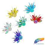 Mini Spike Resin Stone Motif Applique, NAS-029