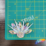 Mini Spike Resin Stone Motif Applique, NAS-029