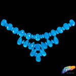 Neon Resin Stone Motif Necklace Applique, NAS-004