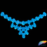 Neon Resin Stone Motif Necklace Applique, NAS-004