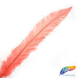 18-20" Bleached Dyed Ostrich Nandu