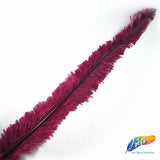 18-20" Bleached Dyed Ostrich Nandu