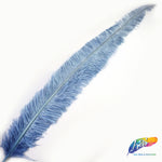 18-20" Bleached Dyed Ostrich Nandu