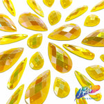 Neon Yellow AB Resin Stones