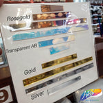 Rose Gold Rectangle Mirror Stones