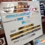Rose Gold Rectangle Mirror Stones