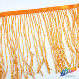 2" Beaded Fringe with 2-3mm Bugle Beads FR-011