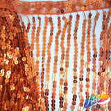 Color Sequins Fringe (6" 12" 16"), SEQ-001