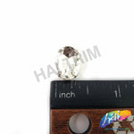 10x14mm Crystal Oval Sew-on Rhinestone w/ Metal Setting