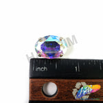 13x18mm Crystal AB Oval Sew-on Rhinestone w/ Metal Setting