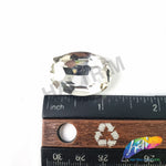 20x30mm Crystal Oval Sew-on Rhinestone w/ Metal Setting