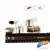 23mm Light Rose Gold Metallic Beads, PB-06 (6 pieces)