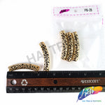 13x50mm Light Rose Gold Metallic Beads, PB-28 (5 pieces)