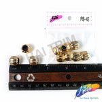 12x10mm Light Rose Gold Metallic Beads, PB-42 (10 pieces)