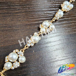 1/2" Pearl Crystal Rhinestone Trim, PRL-04