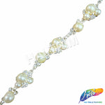 1/2" Pearl Crystal Rhinestone Trim, PRL-04