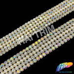 SALE! 5-row Pearl Crystal Rhinestone Trim, PRL-21