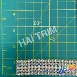 SALE! 5-row Pearl Crystal Rhinestone Trim, PRL-21