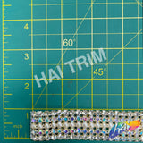 SALE! 5-row Pearl Crystal Rhinestone Trim, PRL-21