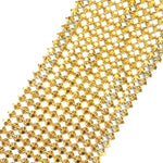12-row Flat Top Pyramid Stud Plastic Banding, PSB-006