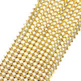 12-row Flat Top Pyramid Stud Plastic Banding, PSB-006