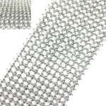 12-row Flat Top Pyramid Stud Plastic Banding, PSB-006