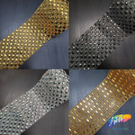 12-row Checkerboard Plastic Stud Banding, PSB-007