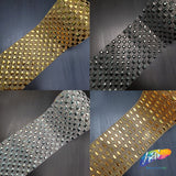 12-row Checkerboard Plastic Stud Banding, PSB-007