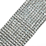 12-Row Pyramid Cut Square Stud Plastic Banding, PSB-010