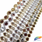1" Dangling Teardrop Plastic Stud Casing Trim, PST-096